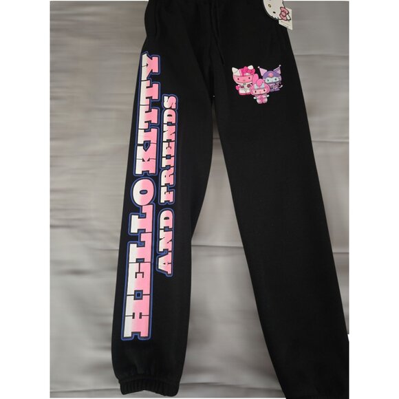 NWT Hello Kitty and Friends Women’s Graphic Jogger Pants Size XXS / Waist 24" - Picture 2 of 7